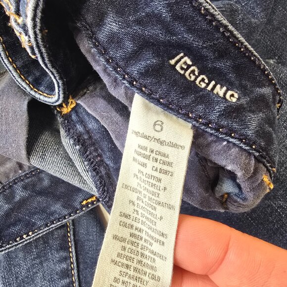 American Eagle Jeggings size 6‎ Dark Wash - Picture 4 of 8